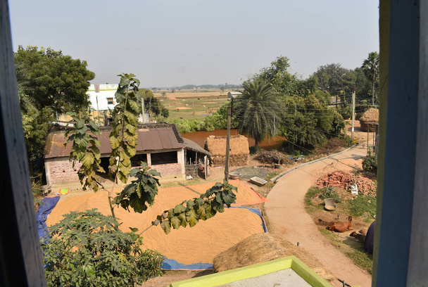 une vue typique du village prise du haut
 - Photo, image