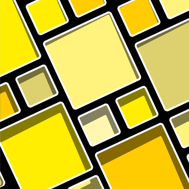 Illustration vectorielle moderne géométrique colorée de style Mondrian
 - Vecteur, image