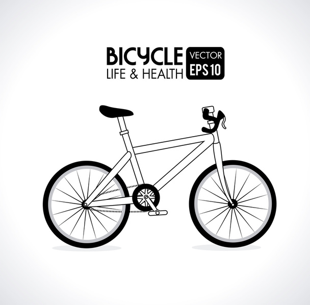 σχεδιασμό ποδήλατο - Διάνυσμα, εικόνα