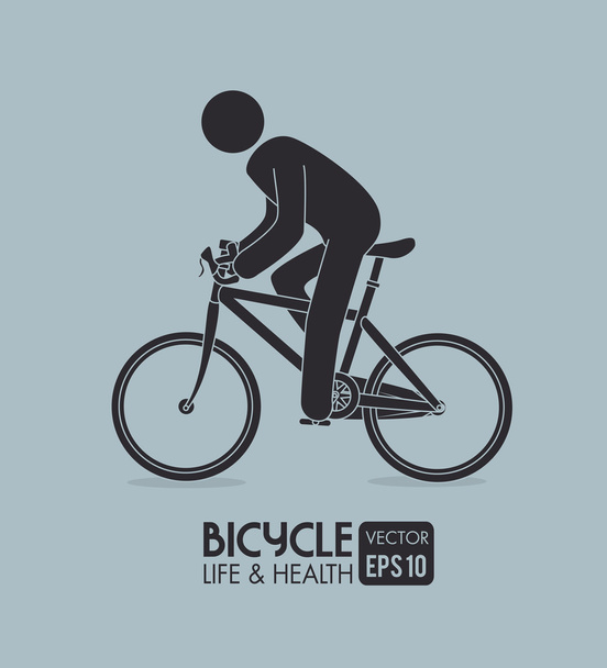 bicycle design - Vector, Image
