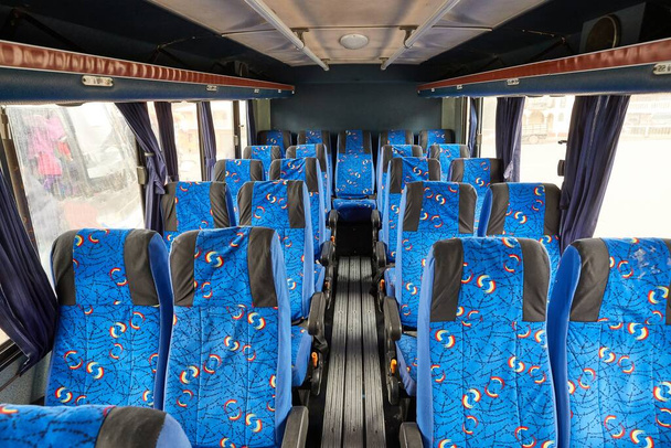 Bus interior seats - Photo, image