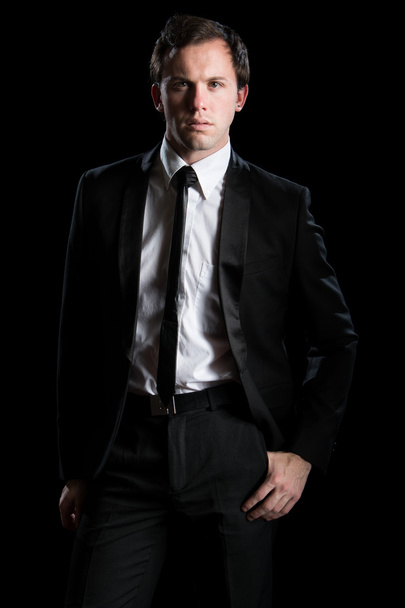Man in Black Suit - Foto, Imagem