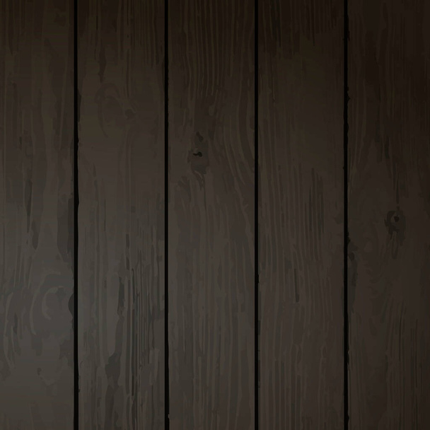 Texture dark wood background - Vector, imagen