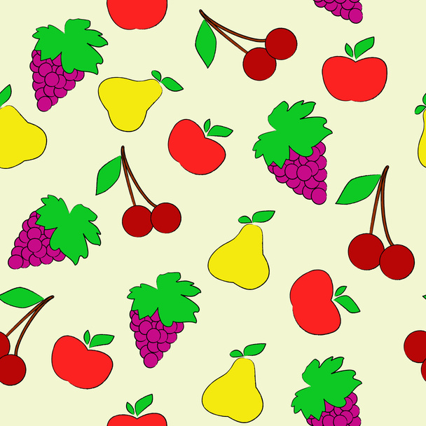 Fruit background - Vektor, kép