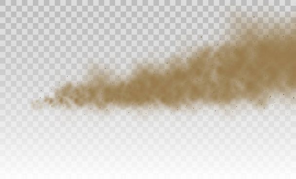 Dust cloud sand. - Vector, Image