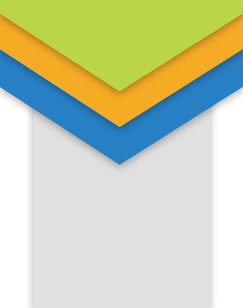 M muotoinen Symbol varjo suunnittelu nuolilla ja suorakulmio Monivärinen keltainen, oranssi, sininen ja vaaleanpunainen valkoinen eristetty tausta, Letter M
 - Valokuva, kuva