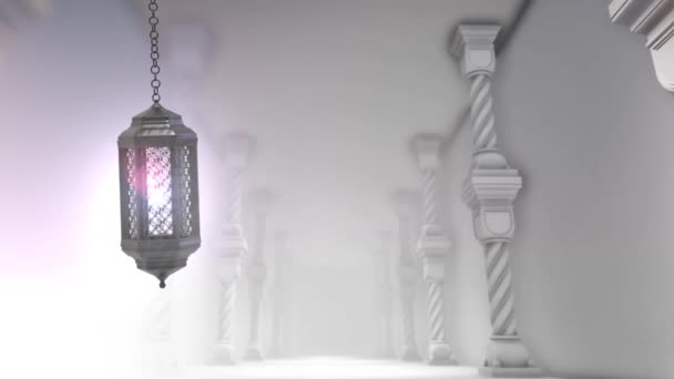Ramadan candle lantern - 3d Animation - Footage, Video