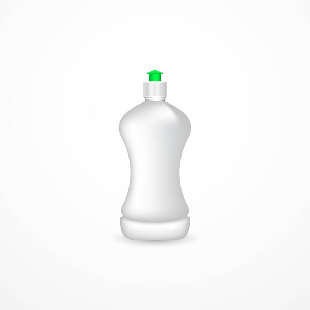 3D-Vektorschale Spülmittel Flasche - Vektor, Bild