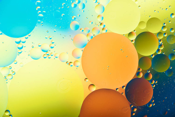 trendy multi-colored colorful bubbles background, texture, for screensavers - Photo, Image