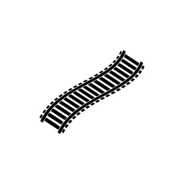 εικονογράφηση γραφικού σχεδιασμού φορέα σιδηροτροχιάς - Διάνυσμα, εικόνα