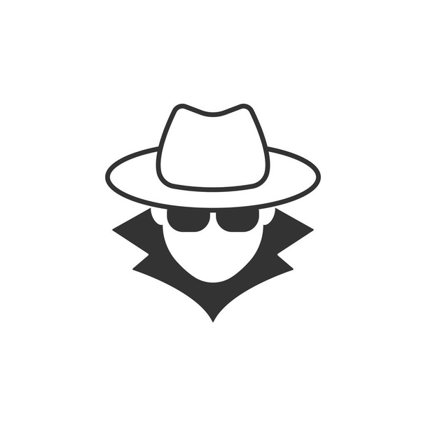 Anonieme spionage symbool icoon. Vector EPS 10 - Vector, afbeelding