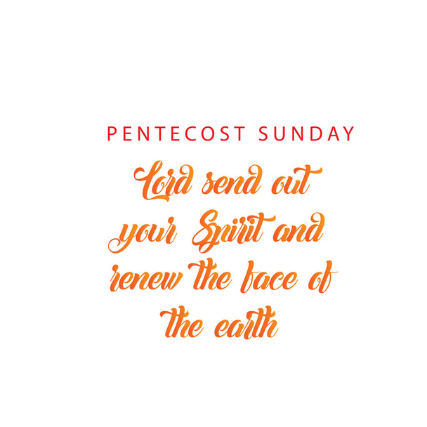 Yazdırma için Pentecost Özel Tırnak tasarımı  - Vektör, Görsel