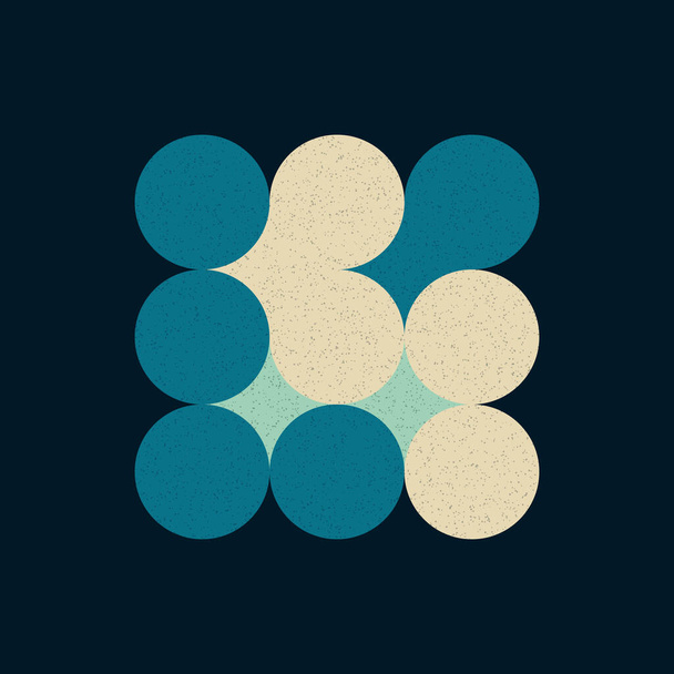 colorful dots universal logo art design illustration  - Vector, Image