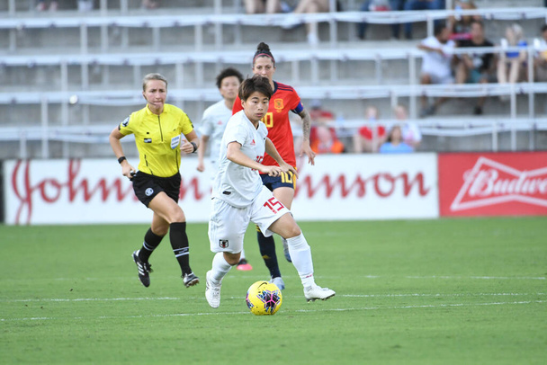 Spain vs Japan Match during the 2020 SheBelieves Cup at Exploria Stadium in Orlando Florida on Thursday March 5, 2020.  Photo Credit:  Marty Jean-Louis - Photo, Image