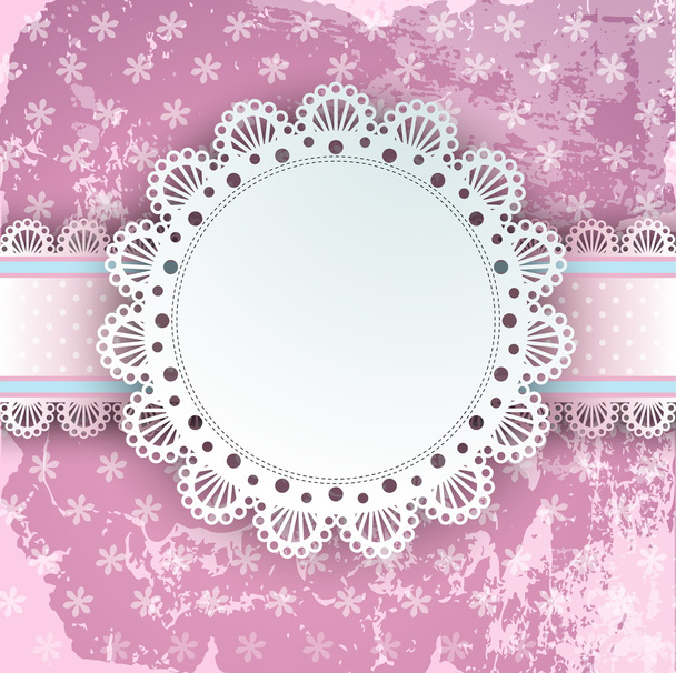 Vector Lace Frame - Vector, afbeelding