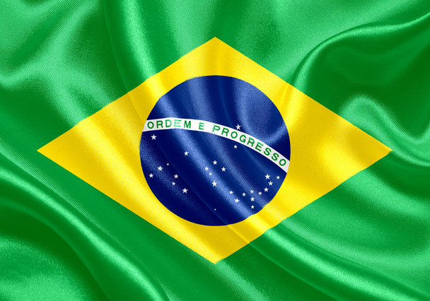 Bandera de Brasil - Foto, Imagen