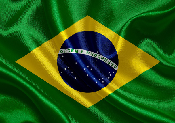 Brazilië Vlag - Foto, afbeelding