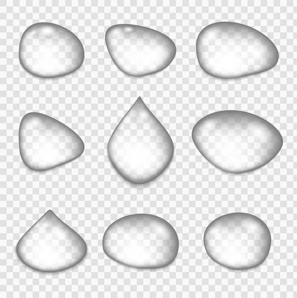 Waterdruppels. Aquavers - Vector, afbeelding
