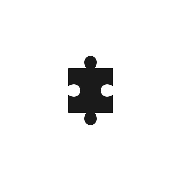 Puzzle icon vector illustration isolated on white - Vector, Image