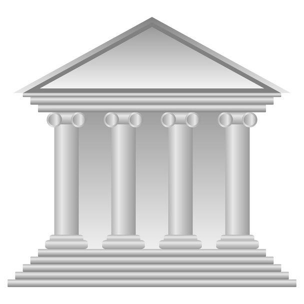 Bank icon - Vector, afbeelding
