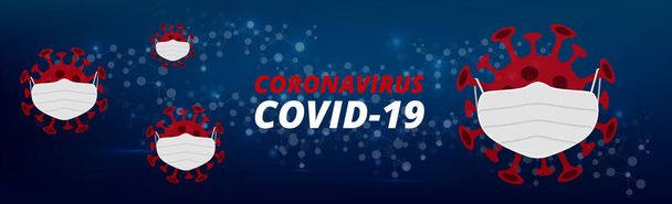 Мировая эпидемия коронавируса COVID - 19
 - Вектор,изображение