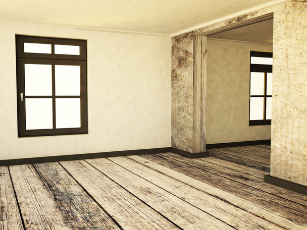 empty room in grunge colors - Photo, Image