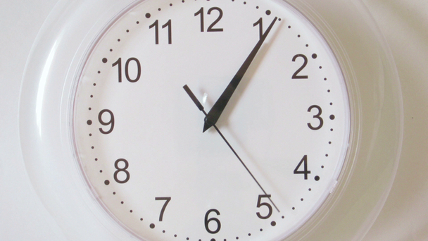 horloge telt tijd - timelapse - Video