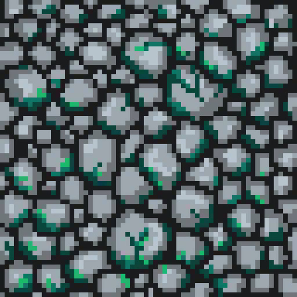Zökkenőmentes pixel háttér kövekkel. Vektor - Vektor, kép