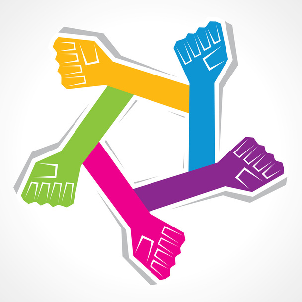 Creative hand icon - Vector, Image