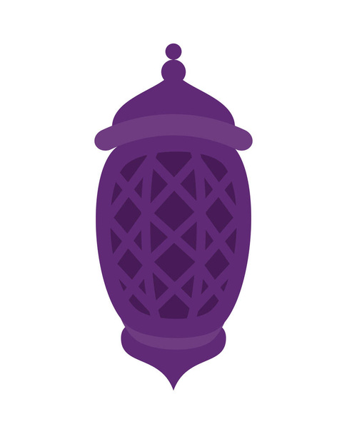 ramadan kareem lampe dekorative ikone - Vektor, Bild