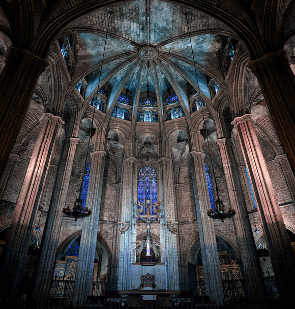 Cathedral of Santa Eulalia Barcelona Spain - Photo, Image
