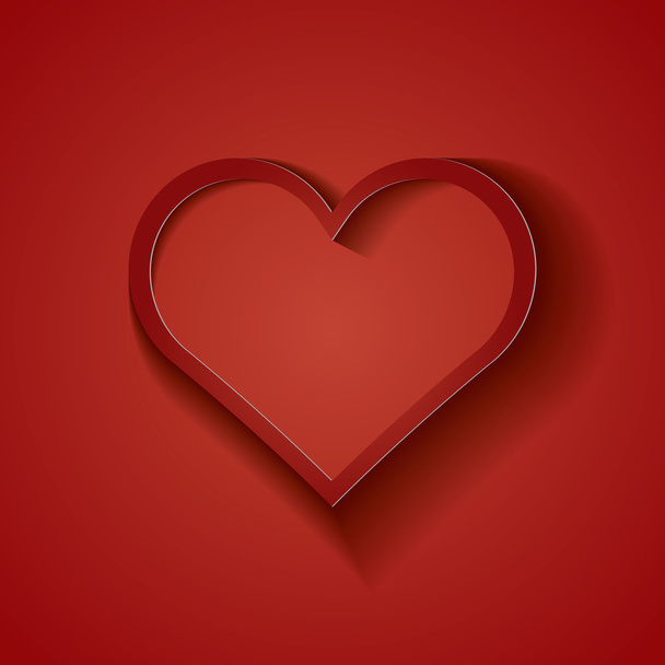 Valentine Day Card Whit Hearts
. - Vetor, Imagem