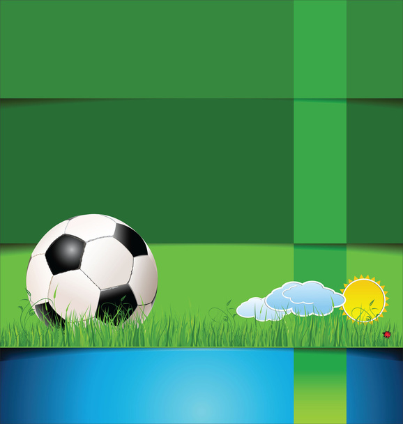 Soccer modern background - Vector, imagen