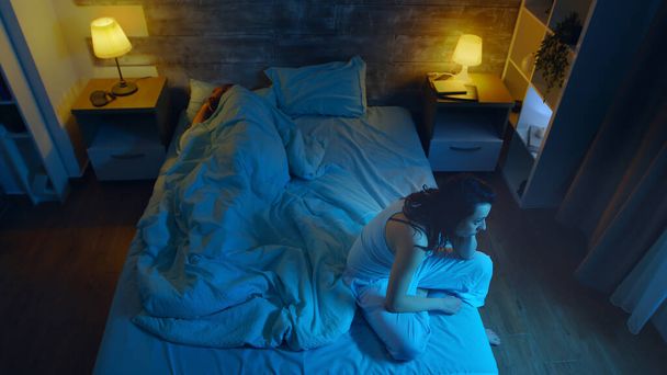 Young woman suffering from insomnia - Фото, зображення