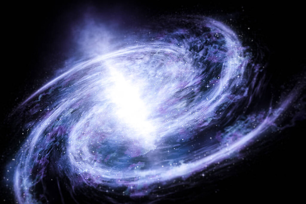 cena do universo com estrelas e galáxias no espaço profundo mostrando a beleza da exploração espacial ilustração
 - Foto, Imagem