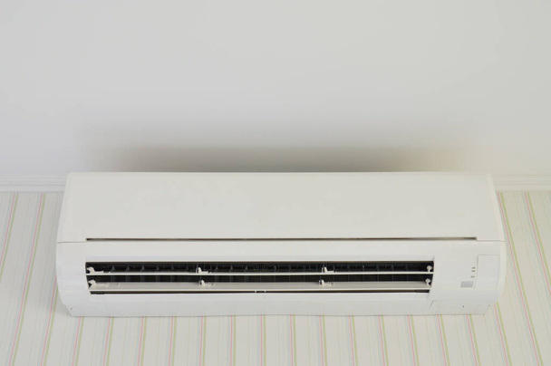cool air conditioner on wall room - Photo, Image