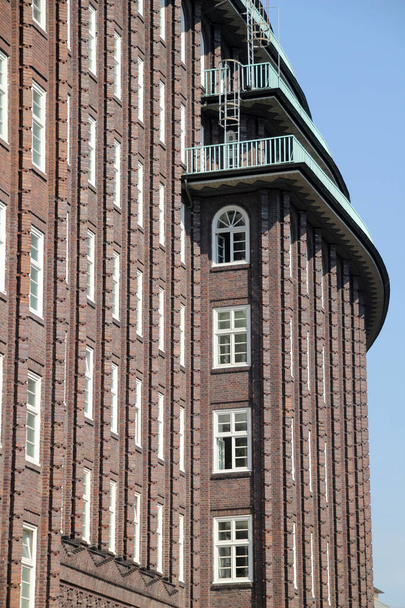 Gebouw in het centrum van Hamburg - Foto, afbeelding