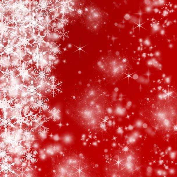Elegante fondo navideño con copos de nieve y lugar para texto. - Foto, imagen