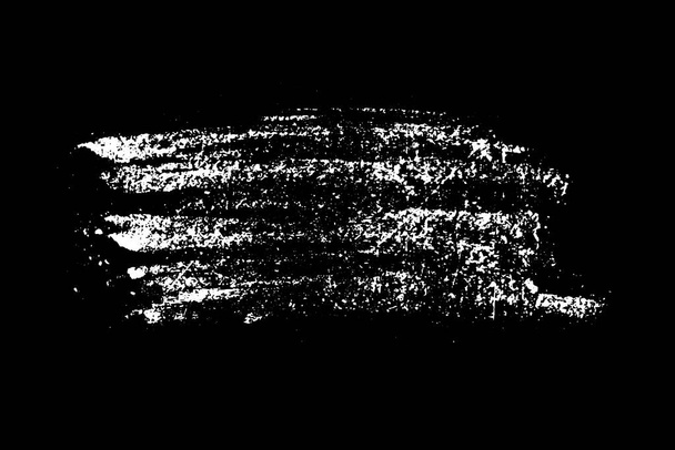 Grunge valkoinen liitu rakenne raita harja mustalla pohjalla
 - Vektori, kuva