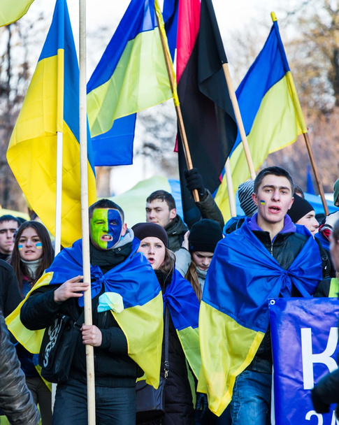протести в Україні, Україна революції, Майдан євро - Фото, зображення