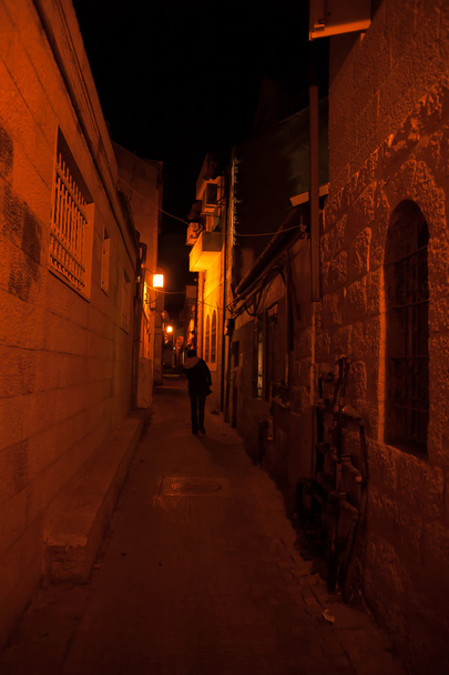 romantické noční ulice - Fotografie, Obrázek