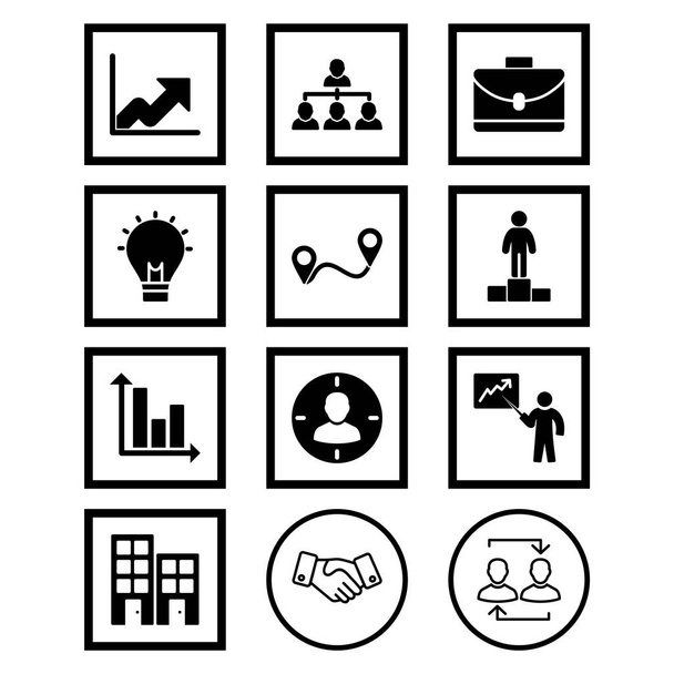 12 Business ikony pro osobní a komerční použití... - Vektor, obrázek