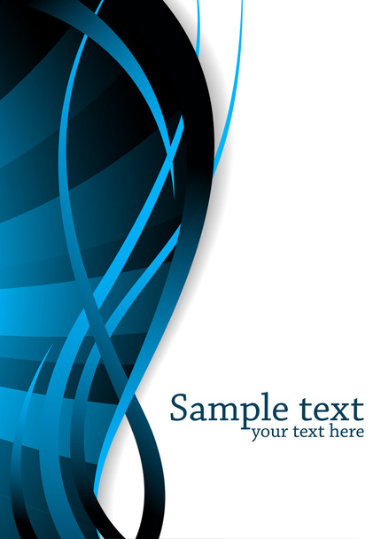 Vector blue background - Vector, Image