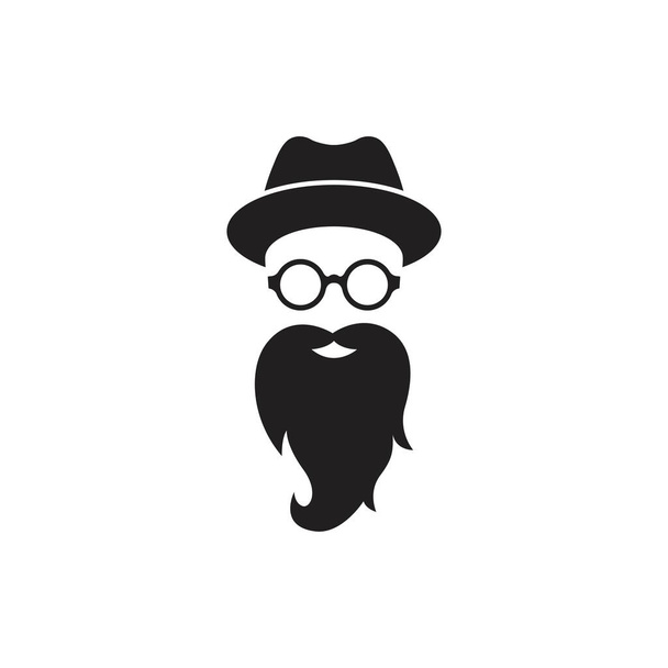 Moustache icon illustration design template - Вектор, зображення
