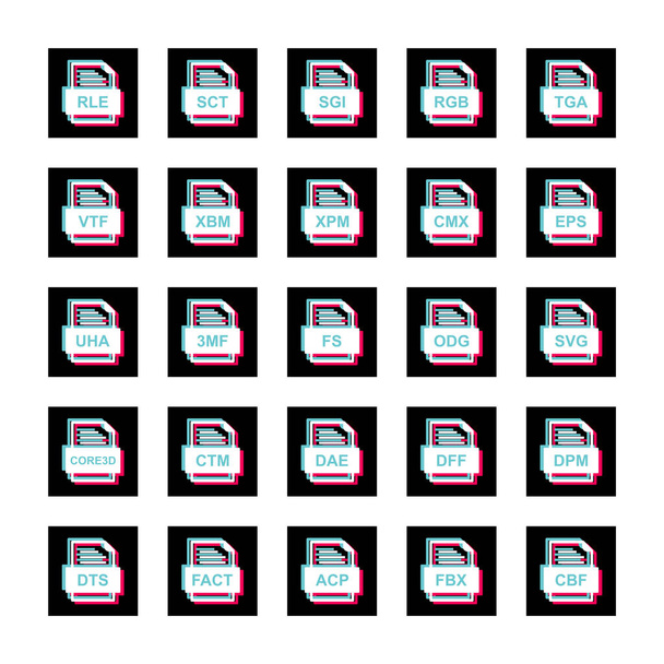 Набор из 25 форматов файлов иконки
 - Вектор,изображение