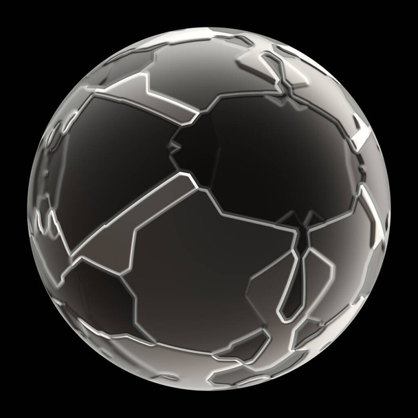 futuristic modern 3d sphere - Photo, Image