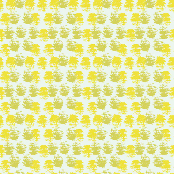lemon yellow and lime green dots seamless vector pattern - Vector, Image