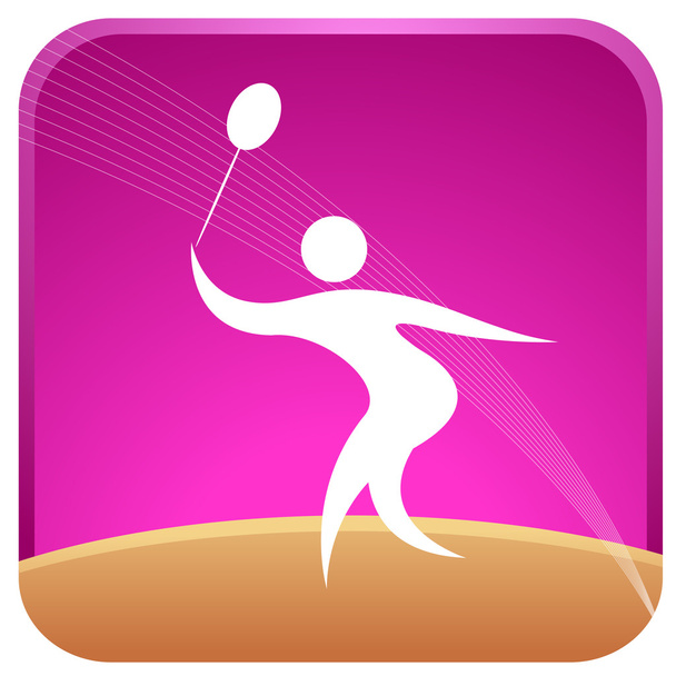 Badminton - Vektor, obrázek
