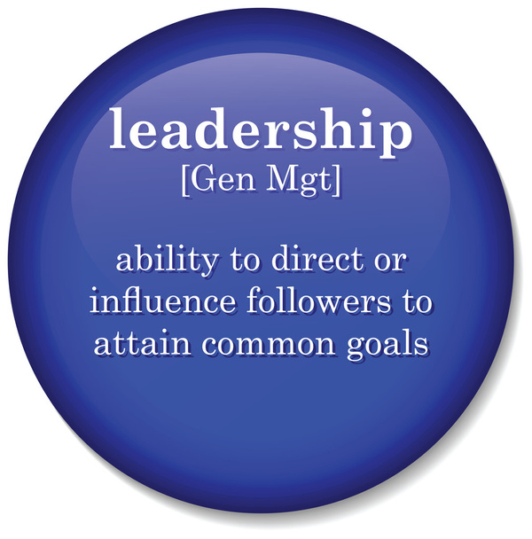 dictionary definition of the term leadership - Vector, Image