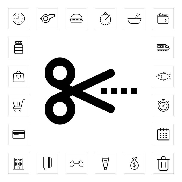 Icona forbici per web e mobile
 - Vettoriali, immagini